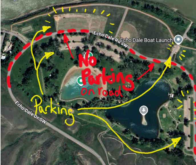 parking in whole park