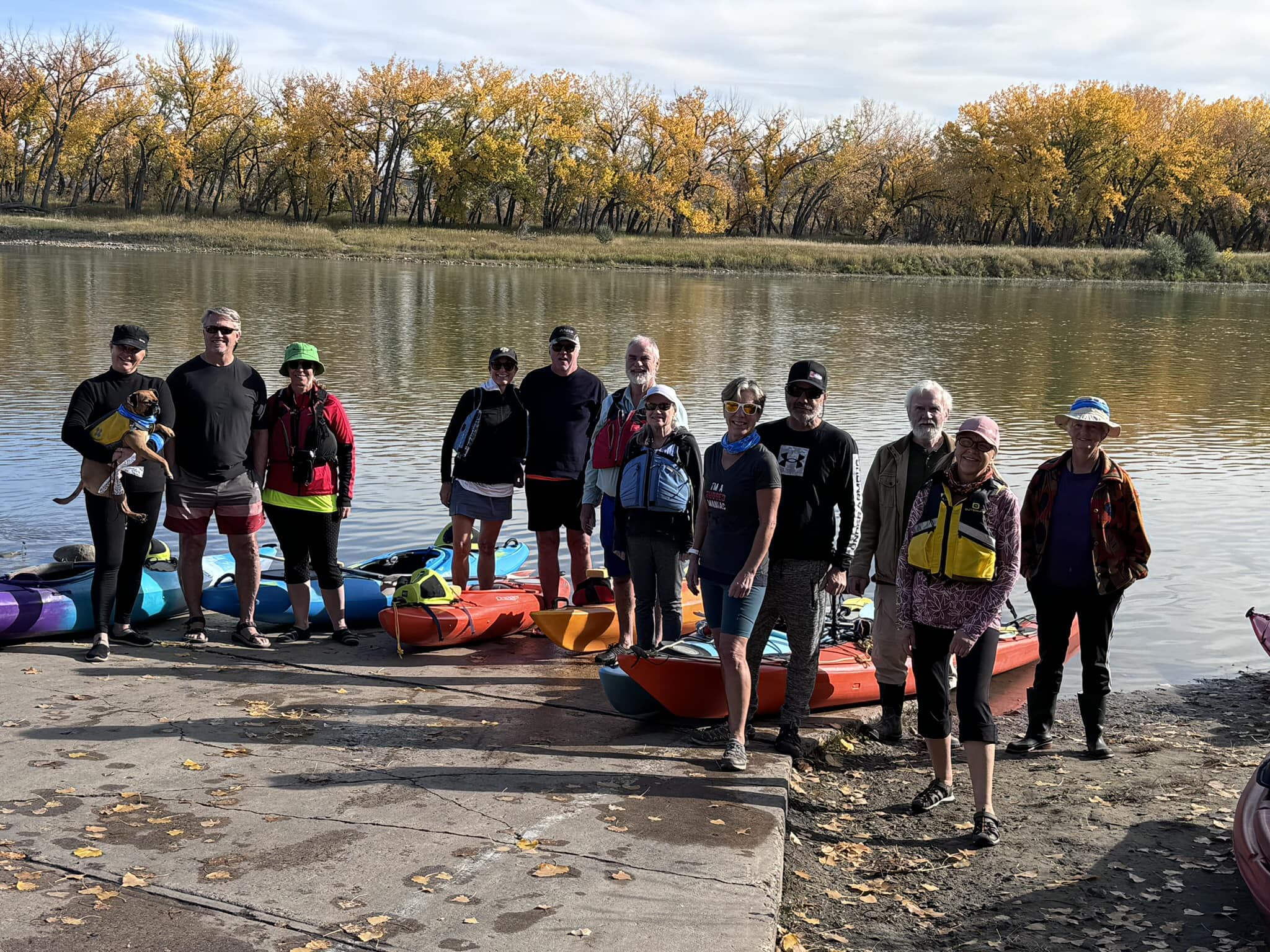 Club Members ready to go